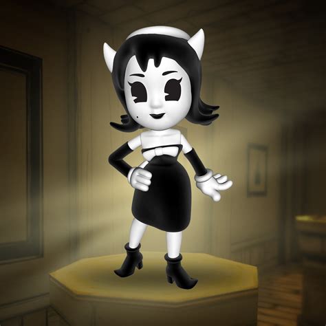 Alice Angel Vinyl White Edition Bendy And The Ink Machine Official