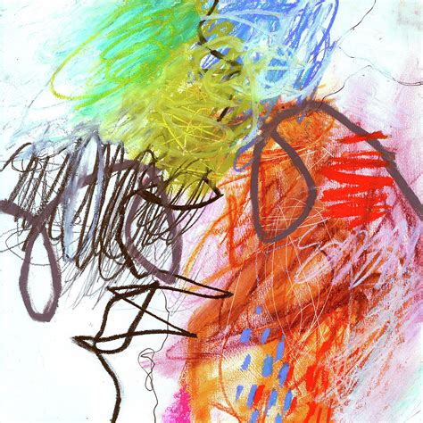 Crayon Scribble2 Painting By Jane Davies Fine Art America