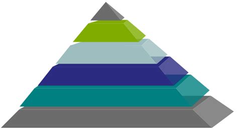 Pyramid 6 Layer Clip Art At Vector Clip Art Online Royalty Free And Public Domain