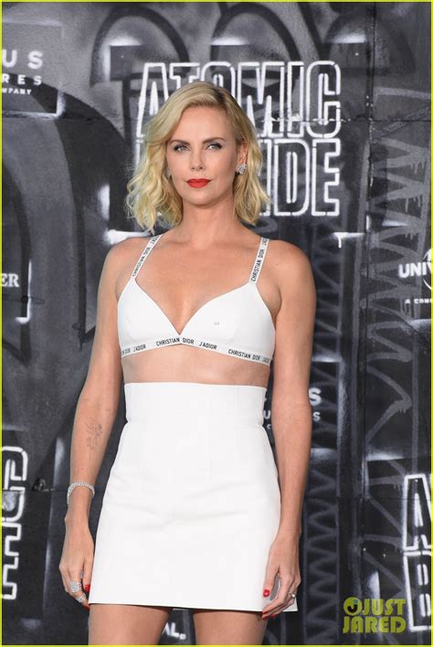 Charlize Theron Bares Some Skin In Sexy Premiere Outfit Photo 3929511 Charlize Theron Photos