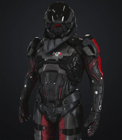 n7 armor sci fi armor combat armor battle armor suit of armor power armor mass effect