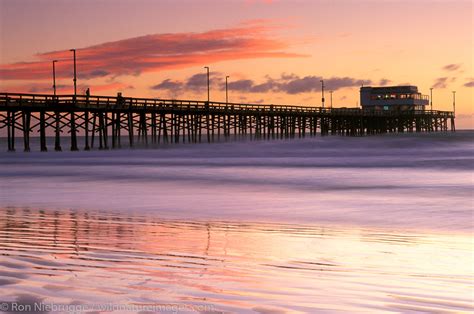 Newport Beach Pier Orange County California Ron Niebrugge Photography