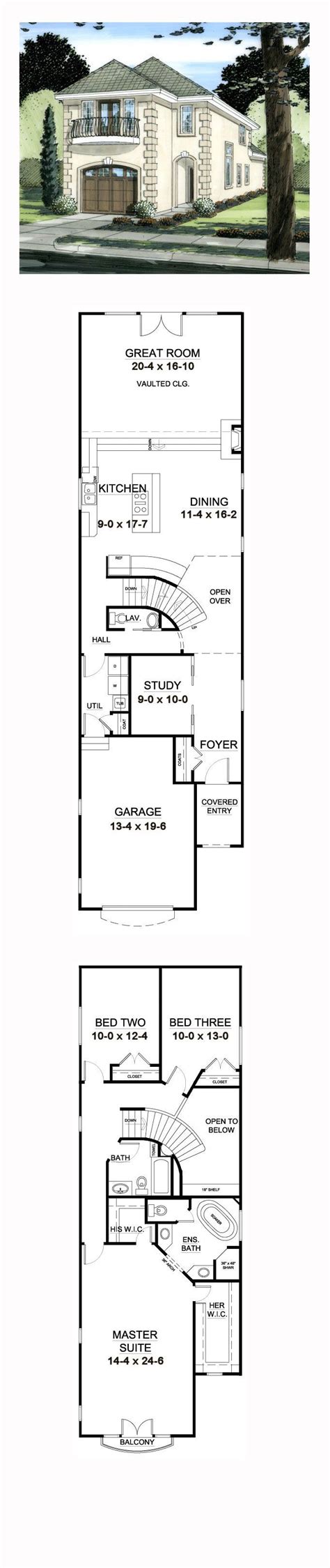 A Guide To Narrow House Plans House Plans