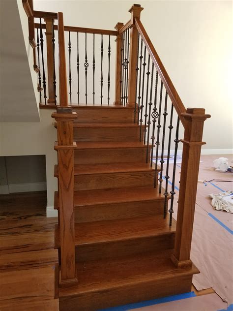 Iron And Wood Gallery Stairs Glass Railings Stainless Railings