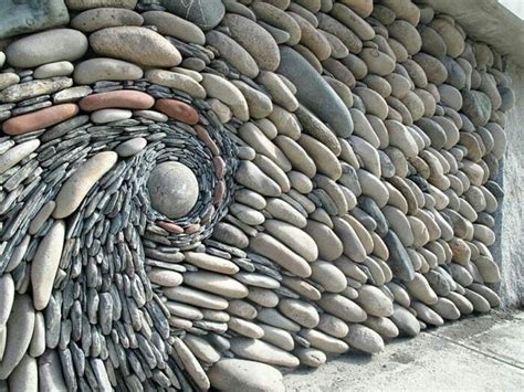Pin By Joanna Newell On Aesthetic Garden Rock Art Stone Wall Design