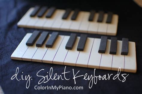 Diy Silent Mini Keyboards Color In My Piano