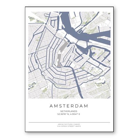 City Maps Amsterdam Download Vector Map Studio Alternativi