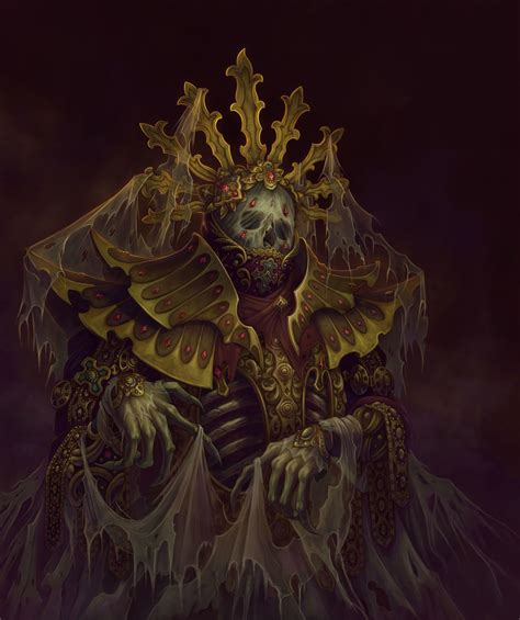 Undead 5 Lich Daria Ovchinnikova Dark Fantasy Art Undead Monster