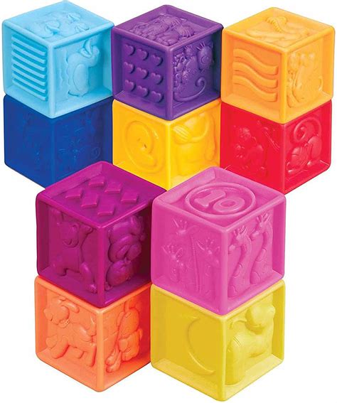 Buy B Toys One Two Squeeze Baby Blocks Building Blocks For