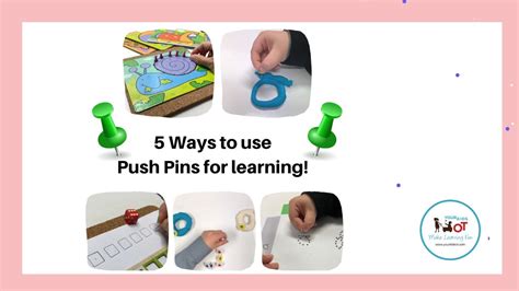 5 Ways To Use Push Pins For Learning Youtube