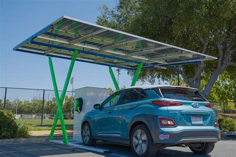 Paired Power Launch Transportable Solar Canopy For Fast Ev Charging
