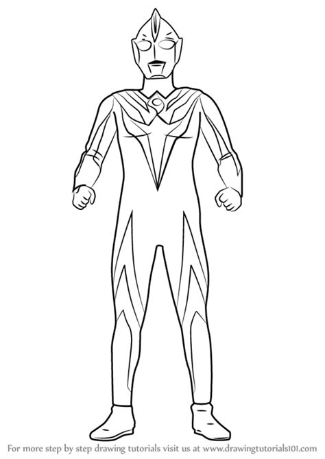 Ultraman Ginga Victory Sketch Coloring Page