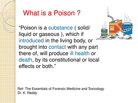 Ppt Poisoning And Toxic Exposures Types Diagnosis And General