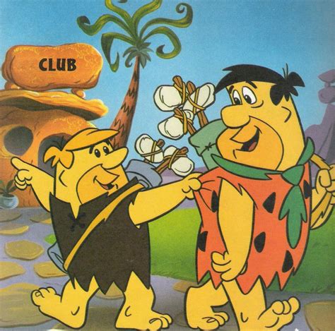 Fred And Barney Ready For Golf Cartoon Characters Mario Characters
