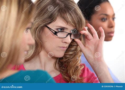 Women Looking At Something Stock Photo Image Of Confident 33939296