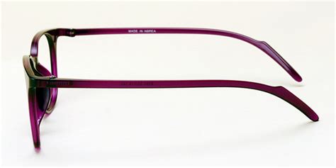 Cheap No Line Bifocals Reading Glasses Elegant Purple Acetate Rectangle Frame ｜framesfashion
