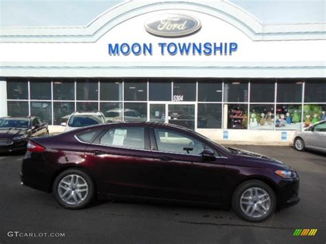 2013 Bordeaux Reserve Red Metallic Ford Fusion Se 16 Ecoboost