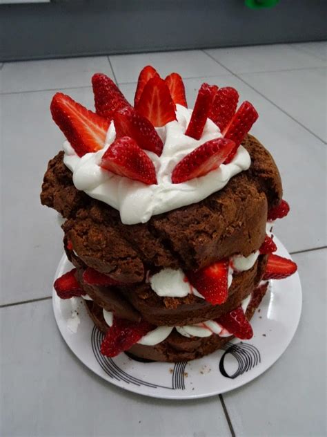 Layer Cake Fraises Chocolat Mascarpone Gourm Art