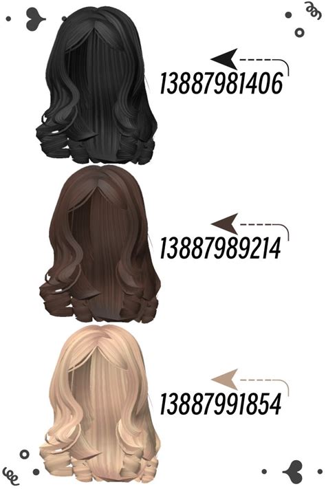 Bloxburgbrookhavenberry Avenue Etc Codes In 2023 Side Part