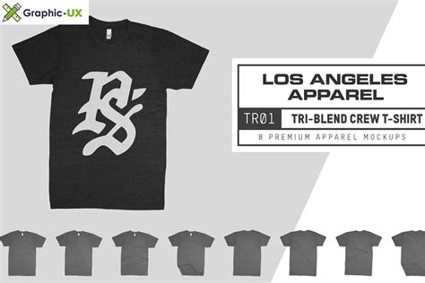 Los Angeles Apparel Tr01 Triblend T Graphicux