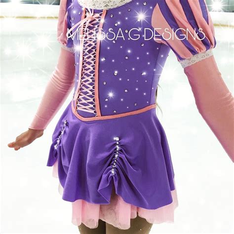 Melissa G On Instagram Custom Rapunzel Figure Skate Dress I Recently