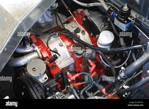 Mazda 13b Rotary Wankel Engine In A Car Modified For Motorsport Stock