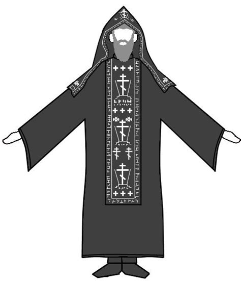 A Schemamonk Wearing His Great Schema Eastern Orthodox Orthodox
