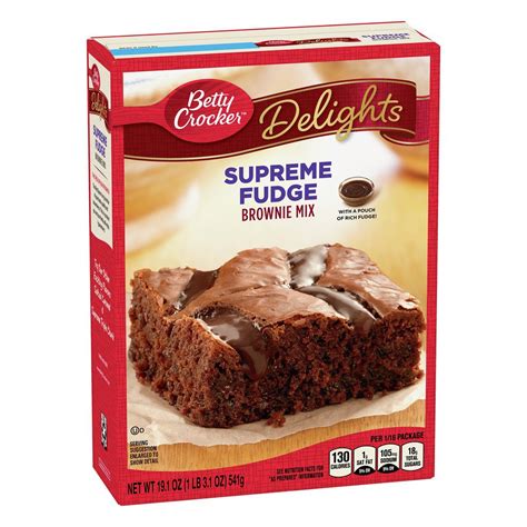 Delights Supreme Fudge Brownie Mix Betty Crocker 191 Oz Delivery