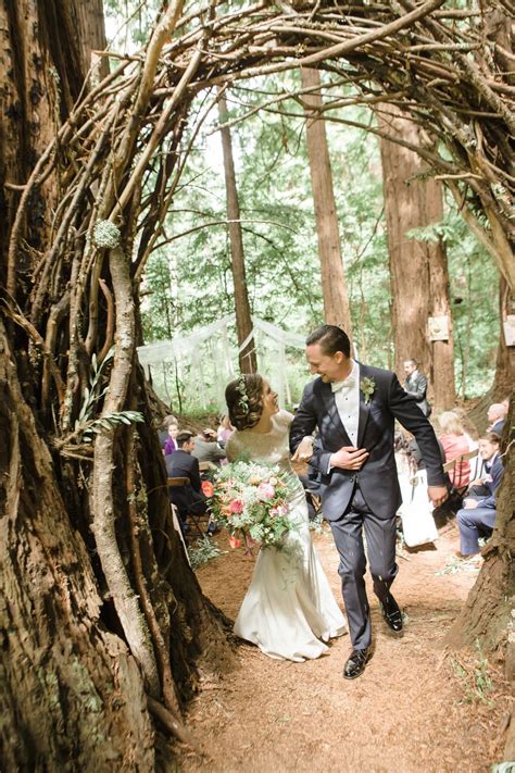 Romance In The Redwoods A Forest Wedding Redwood Forest Wedding