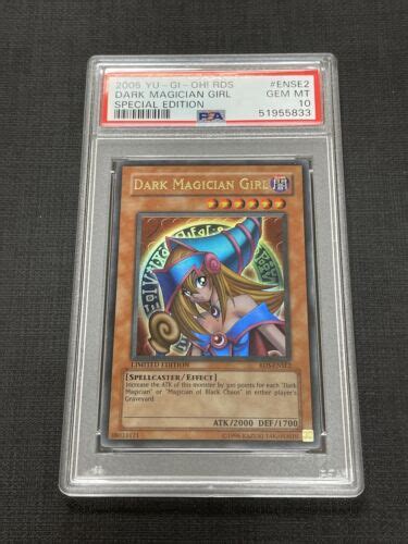 Yu Gi Oh Psa 10 Dark Magician Girl Rise Of Destiny Special Edition Rds