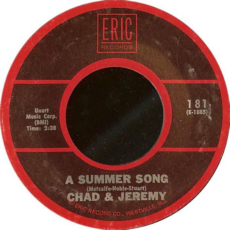 Chad And Jeremy A Summer Song Yesterdays Gone Discogs
