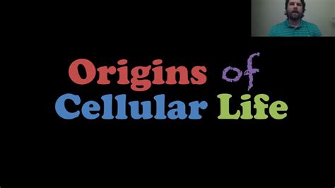 All cells are produced from existing cells. Origins of Cellular Life - YouTube