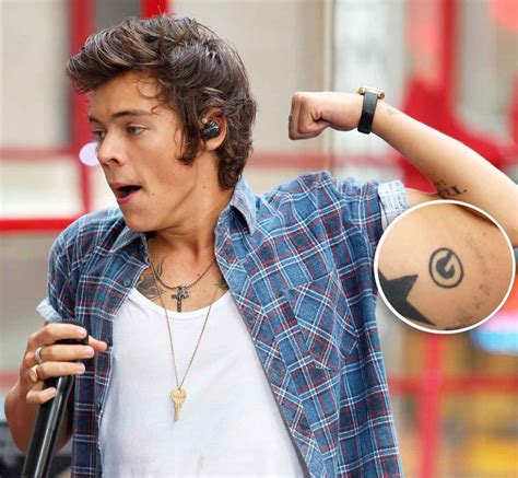 Harry Styles Shares The Story Behind His Green Bay Packers Tattoo Us