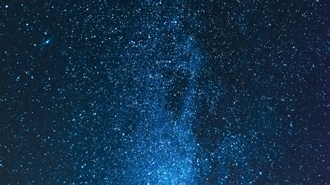 Download Wallpaper 2048x1152 Starry Sky Space Stars Glow Ultrawide