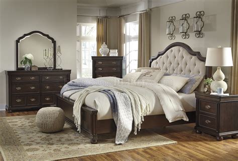 Bedroom furniture by ashley homestore create the restful retreat you deserve with ashley bedroom furniture and decor. Moluxy 4Pc Bedroom Set B596 in Cherry Finish by Ashley ...