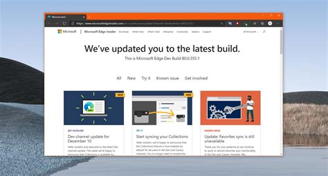 Microsofts New Desktop Browser Gets More Features In The Dev Channel