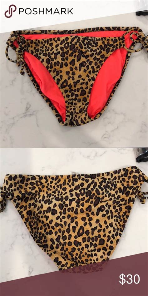 Victorias Secret Swim Cheetah Bikini Bottoms Bikinis Cheetah Bikini