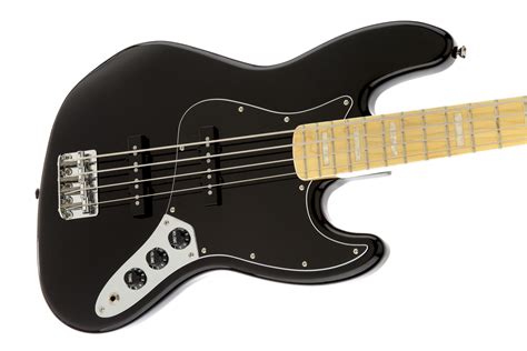 Squier® Vintage Modified Jazz Bass® 77 Maple Fingerboard Black