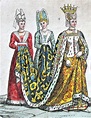 Antique Engraving. Isabella di Baviera by Dottor Giulio Ferrario: Very ...