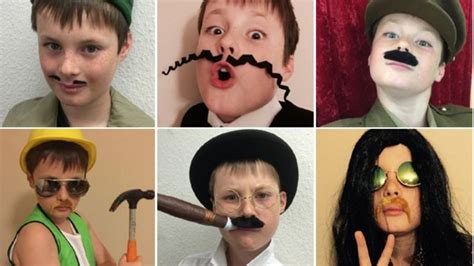 Hairy Girly Grows Movember Moustache Bbc News