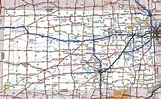 Map Of Kansas Roads And Highwayslarge Detailed Map Of Kansas With ...