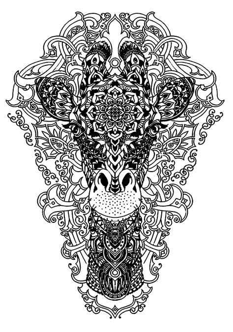Complex Animal Coloring Pages Printable