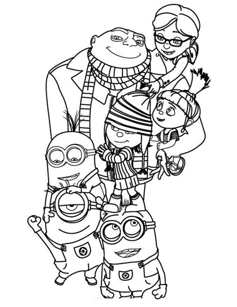 Despicable Me Poster Coloring Page Netart The Best Porn Website