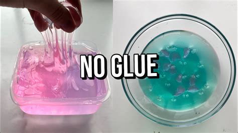 Diy Water Slime 💧testing Diy No Glue Slimes Youtube