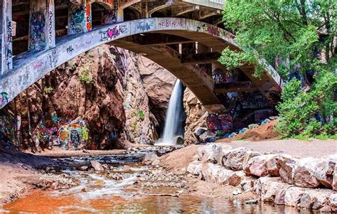 Rainbow Falls A Hidden Gem In Manitou Outthere Colorado Rainbow