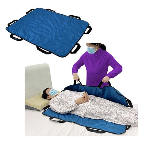 positioning bed pad patient transfer sheet with handles draw sheets