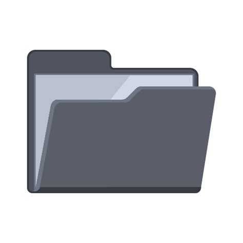 Empty Folder Icon Flat Folder Iconset Pelfusion