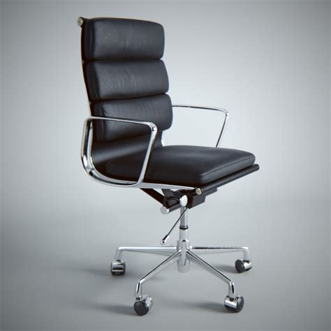 3d Model Eames Soft Pad Executive Chair