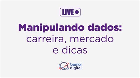 Live Manipulando Dados Carreira Mercado E Dicas Sobre Esse Mundo YouTube