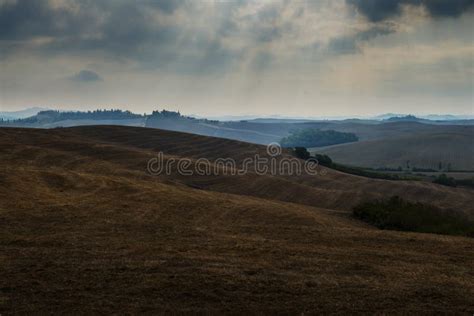 Tuscan Landscape Of The Sienese Hills Stock Photo Image Of Farm